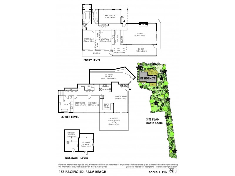 155 Pacific Road, Palm Beach NSW 2108 Floorplan