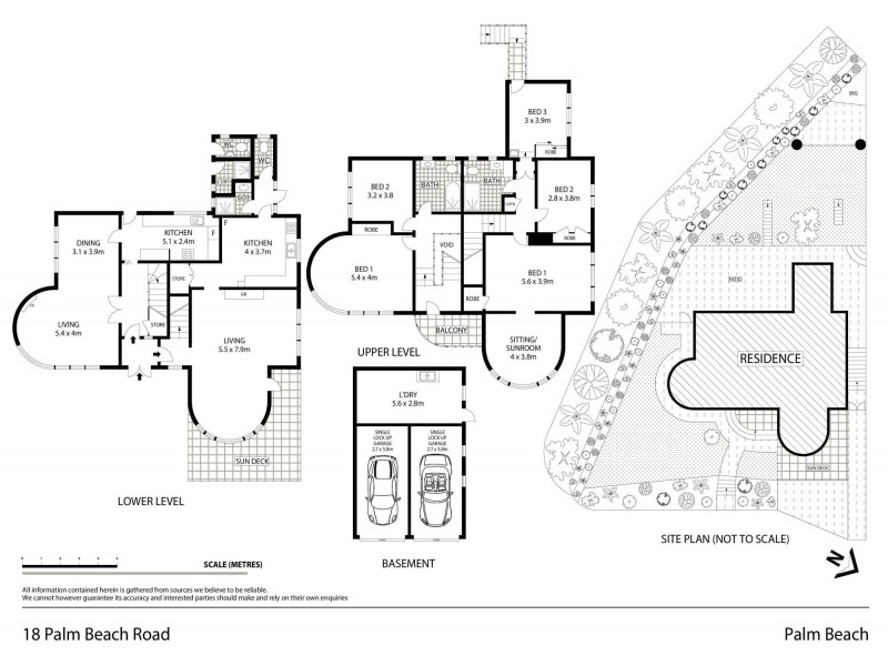 18 Palm Beach Road, Palm Beach NSW 2108 Floorplan