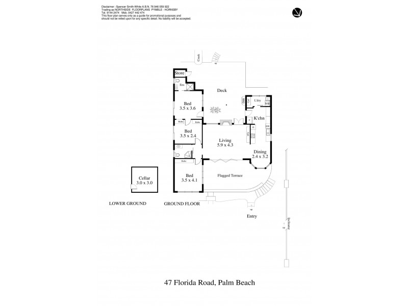 47 Florida Road, Palm Beach NSW 2108 Floorplan
