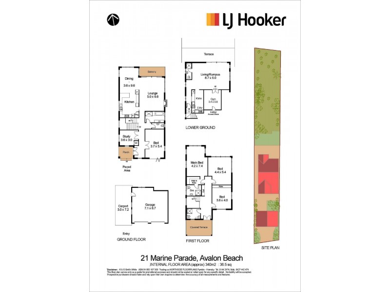 21 Marine Parade, Avalon Beach NSW 2107 Floorplan