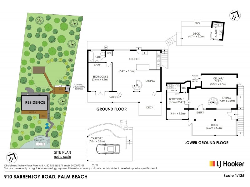 910 Barrenjoey Road, Palm Beach NSW 2108 Floorplan