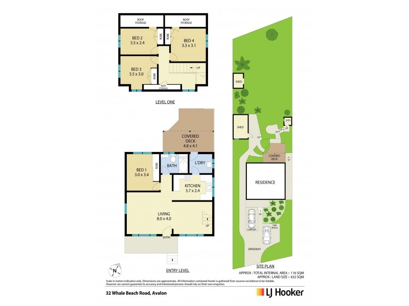 32 Whale Beach Road, Avalon Beach NSW 2107 Floorplan