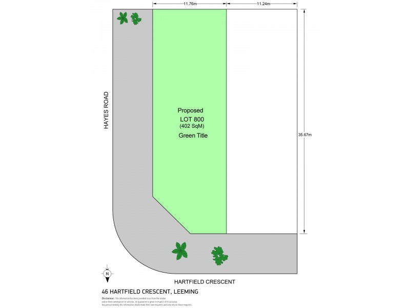 Lot 800 & Hartfield Crescent, Leeming WA 6149