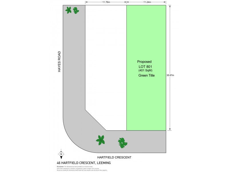 Lot 800 & Hartfield Crescent, Leeming WA 6149