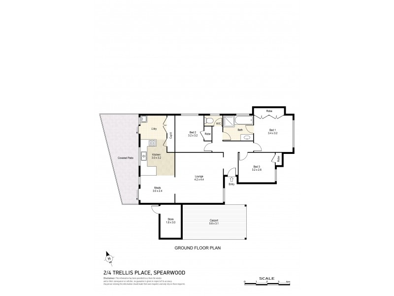 2/4 Trellis Place, Spearwood WA 6163 Floorplan