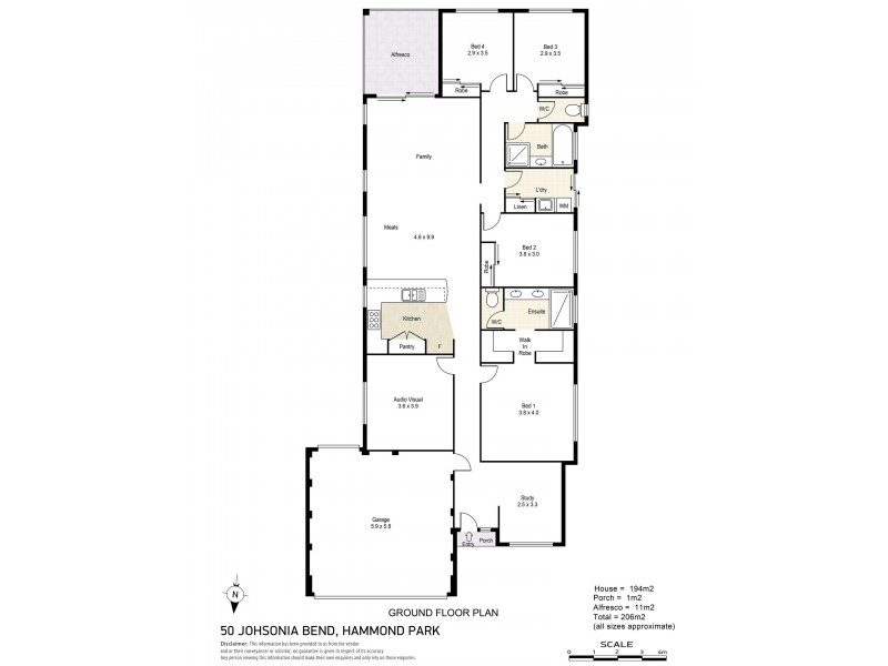 50 Johnsonia Bend, Hammond Park WA 6164