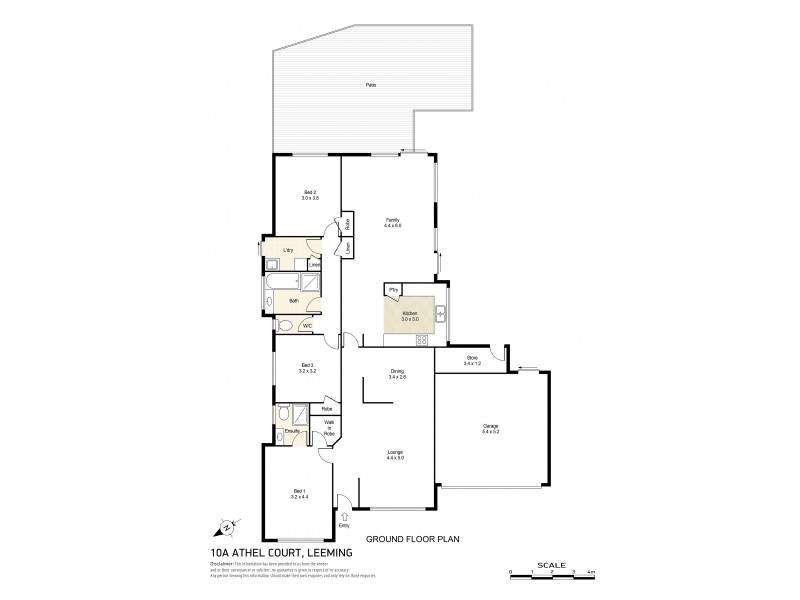 10A Athel Court, Leeming WA 6149 Floorplan