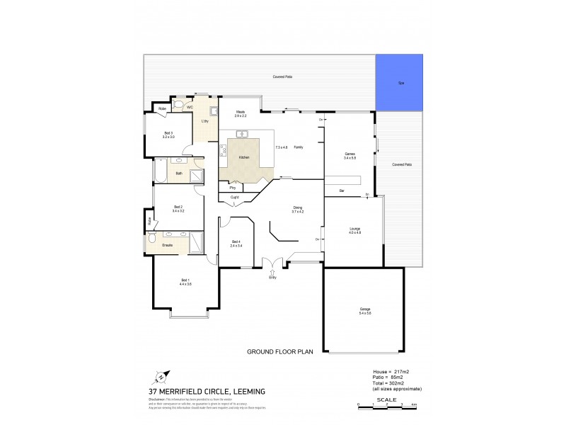 37 Merrifield Circle, Leeming WA 6149 Floorplan