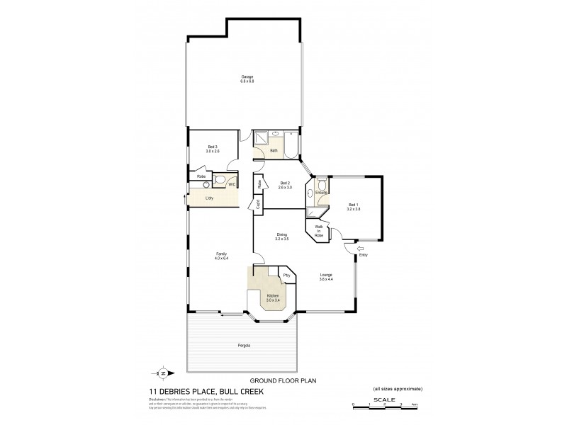 11 Debries Place, Bull Creek WA 6149 Floorplan