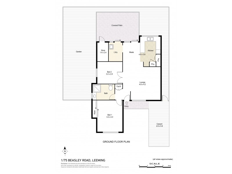 1/75-79 Beasley Road, Leeming WA 6149 Floorplan
