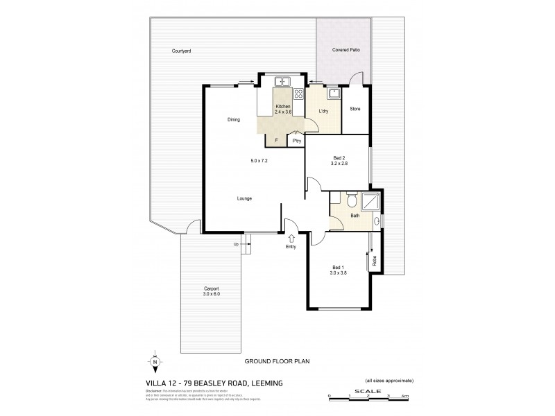 12/75 Beasley Road, Leeming WA 6149 Floorplan