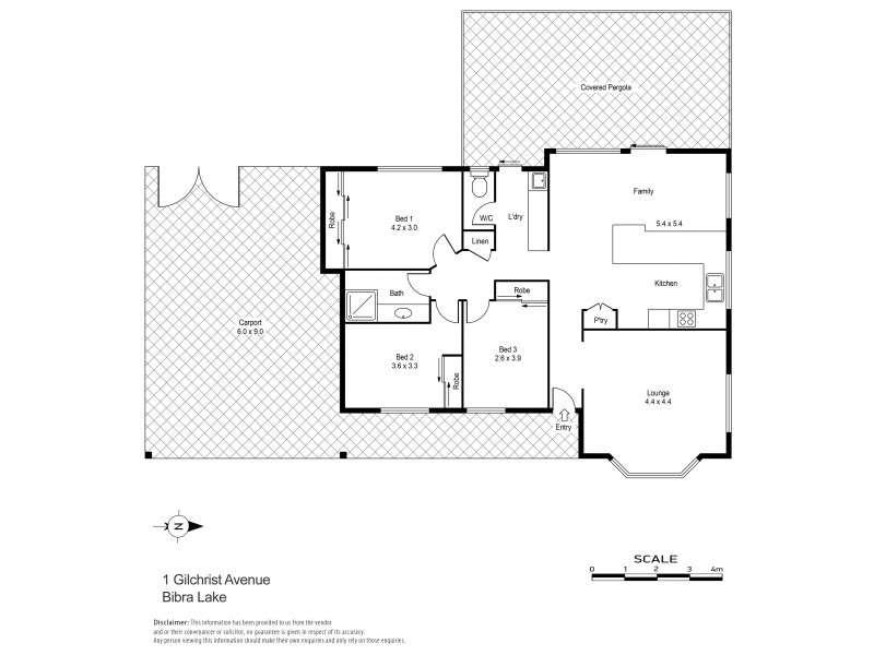 1 Gilchrist Avenue, Bibra Lake WA 6163 Floorplan