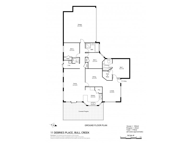 11 Debries Place, Bull Creek WA 6149 Floorplan