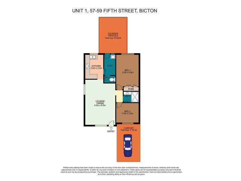Unit 1  59 Fifth Street, Bicton WA 6157