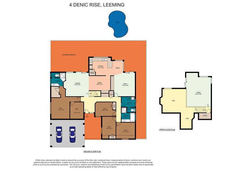 4 Denic Rise, Leeming WA 6149 Floorplan