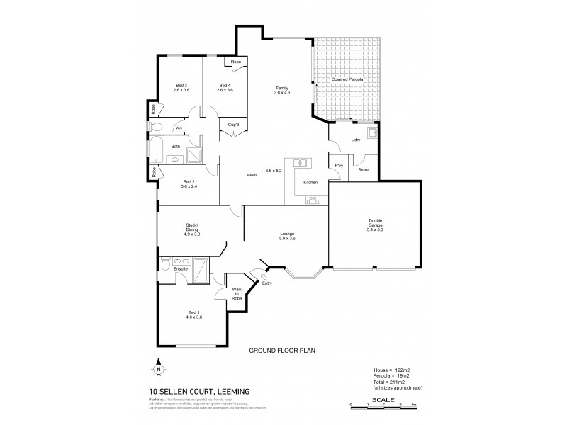 10 Sellen Court, Leeming WA 6149 Floorplan