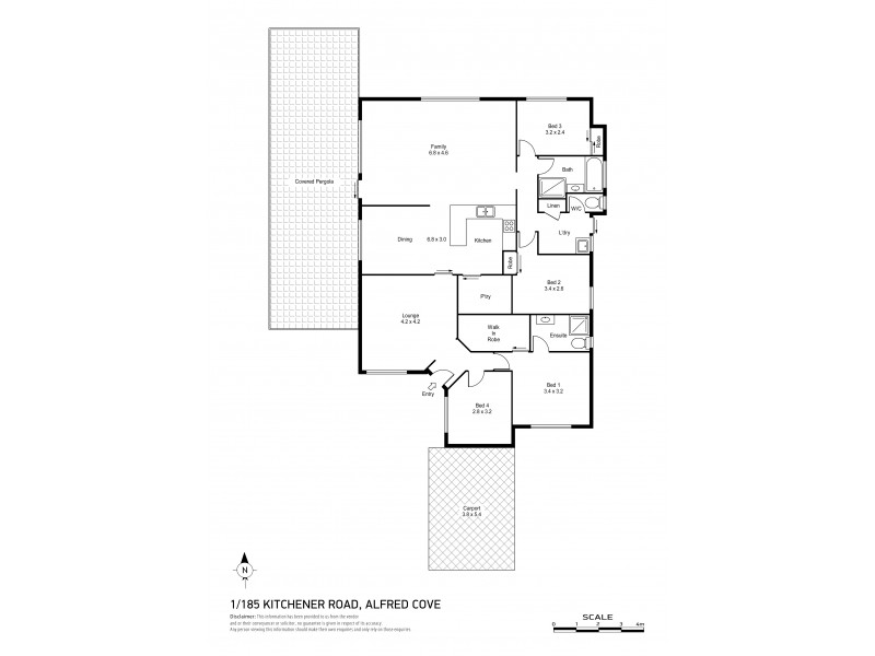 1/185 Kitchener Road, Alfred Cove WA 6154 Floorplan
