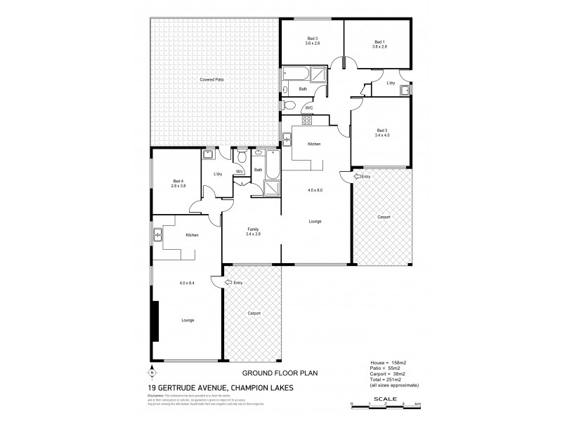 19 Gertrude Avenue, Champion Lakes WA 6111 Floorplan