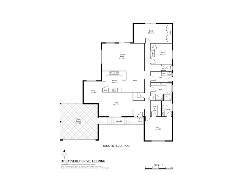 37 Casserly Drive, Leeming WA 6149 Floorplan