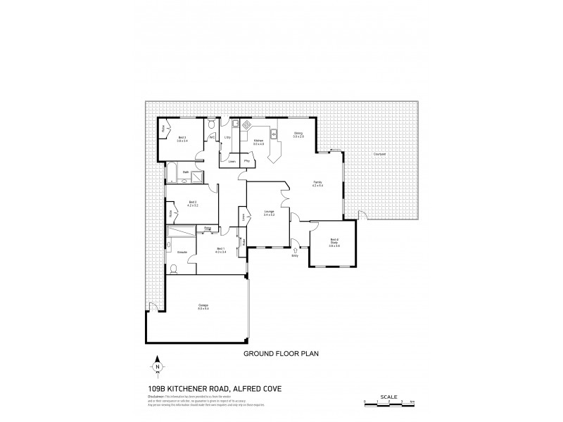 109B Kitchener Road, Alfred Cove WA 6154 Floorplan