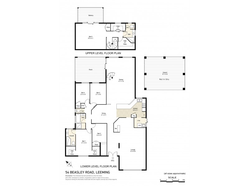 54 Beasley Road, Leeming WA 6149 Floorplan