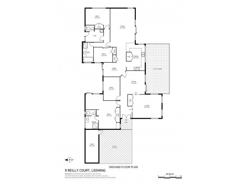 9 Reilly Court, Leeming WA 6149 Floorplan