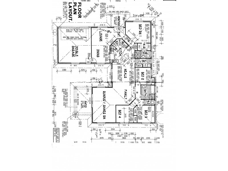 7 Brushtail Court, Pottsville NSW 2489 Floorplan