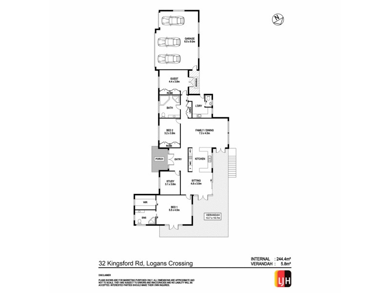 32 Kingsford Road, Logans Crossing NSW 2439 Floorplan