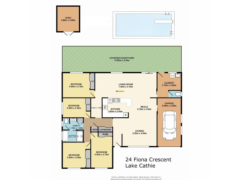 24 Fiona Crescent, Lake Cathie NSW 2445 Floorplan