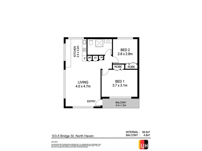 5/3-5 Bridge Street, North Haven NSW 2443 Floorplan