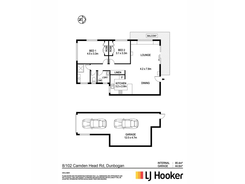 8/102 Camden Head Road, Dunbogan NSW 2443 Floorplan