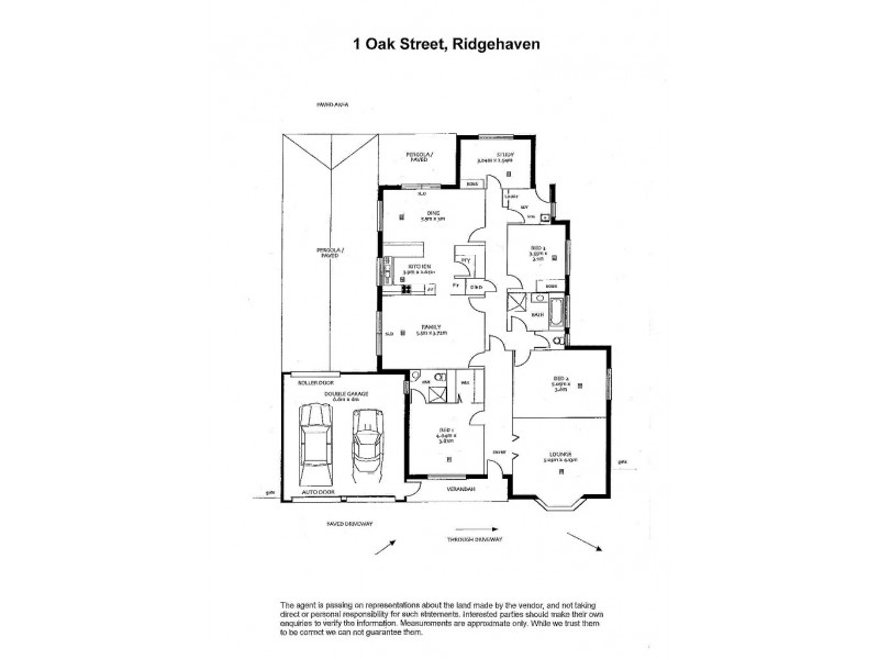 1 Oak Street, Ridgehaven SA 5097 Floorplan