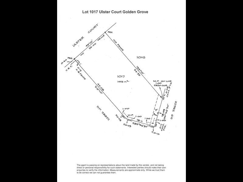 Lot 1017 Ulster Court, Golden Grove SA 5125