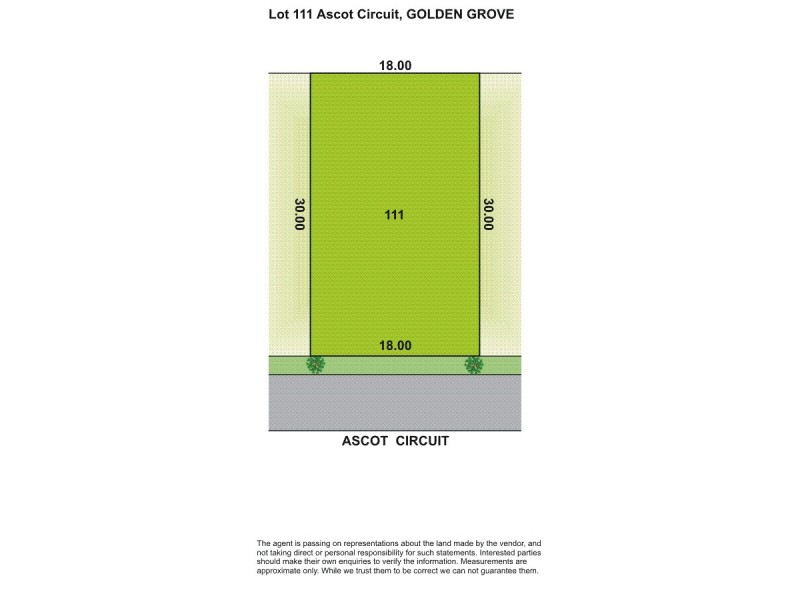 Lot 111 Ascot Circuit, Golden Grove SA 5125 Floorplan