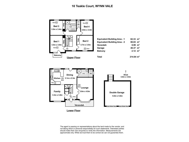 10 Teakle Court, Wynn Vale SA 5127 Floorplan