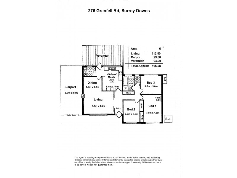 276 Grenfell Road, Surrey Downs SA 5126 Floorplan