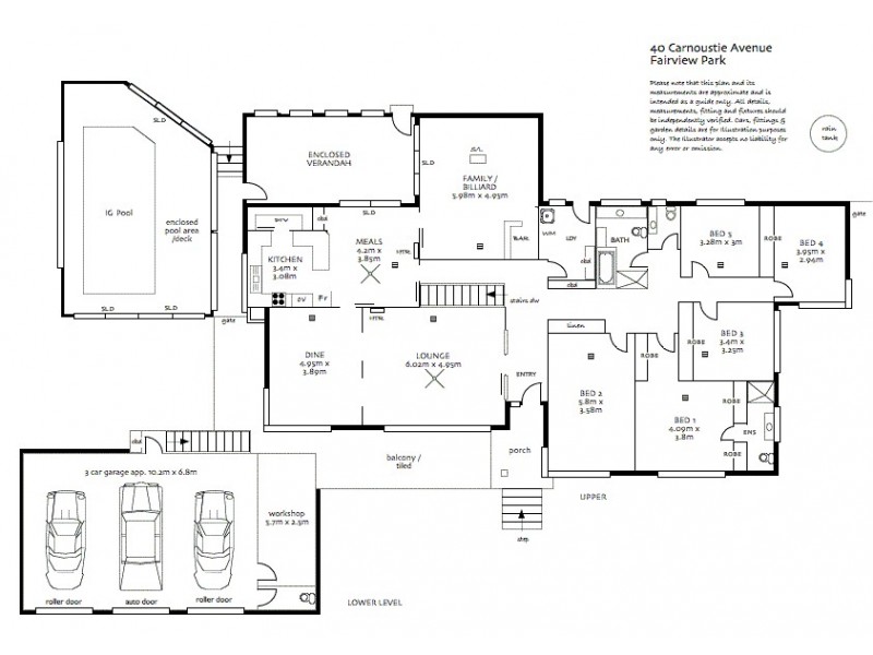 40 – 42 Carnoustie Ave, Fairview Park SA 5126 Floorplan