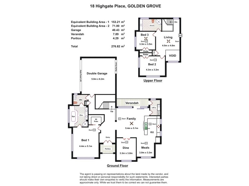 18 Highgate Place, Golden Grove SA 5125 Floorplan