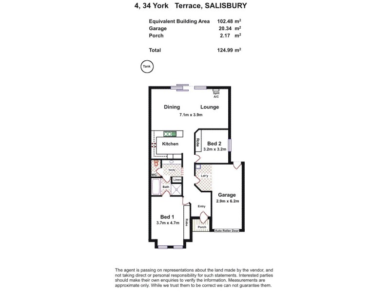 4/34 York Terrace, Salisbury SA 5108 Floorplan