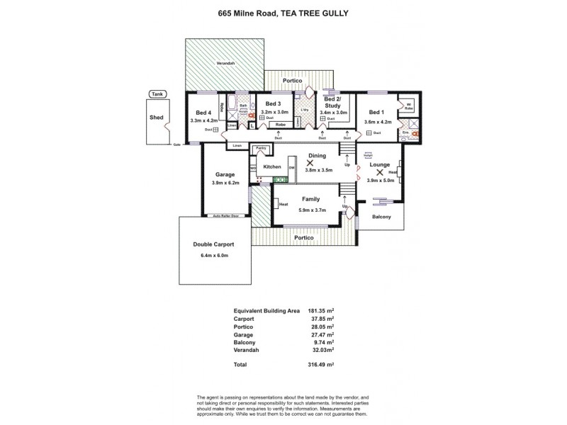 665 Milne Road, Tea Tree Gully SA 5091 Floorplan