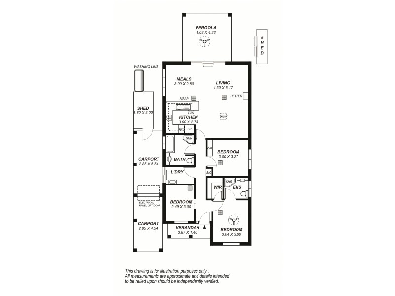 7 Yale Lane, Golden Grove SA 5125 Floorplan