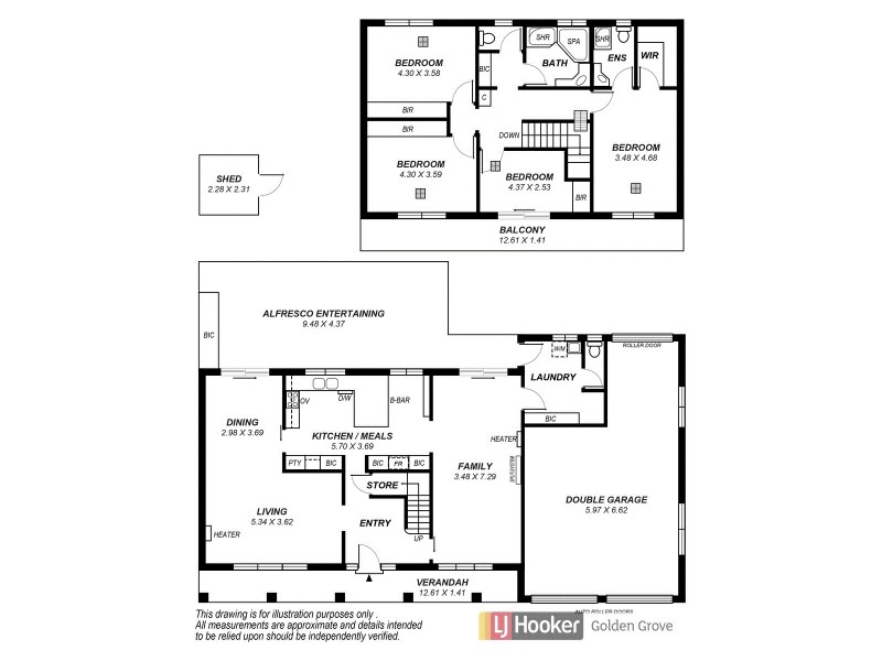 2 Paisley Court, Wynn Vale SA 5127 Floorplan