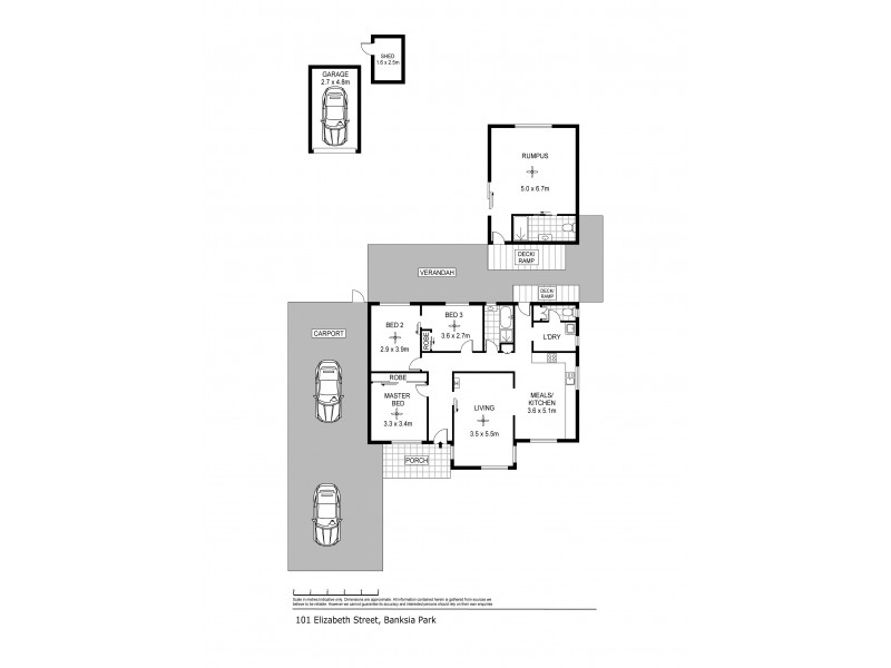 101 Elizabeth Street, Banksia Park SA 5091 Floorplan