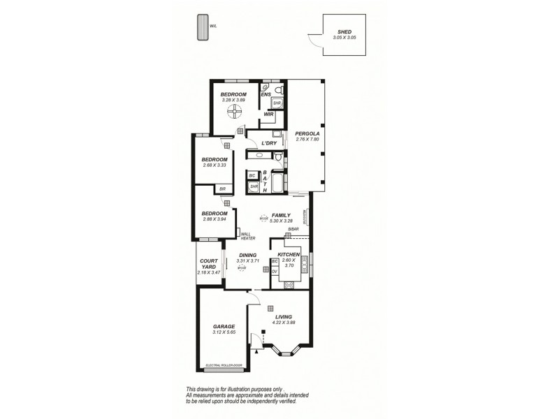 12 Gilchrist Close, Greenwith SA 5125 Floorplan