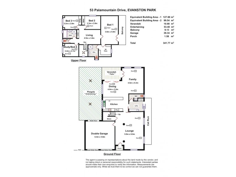 53 Palamountain Drive, Evanston Park SA 5116 Floorplan