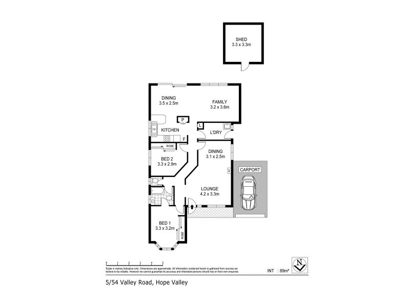5 / 54 – 6 Valley Road, Hope Valley SA 5090 Floorplan