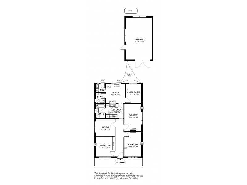 8 Rheims Street, Broadview SA 5083 Floorplan