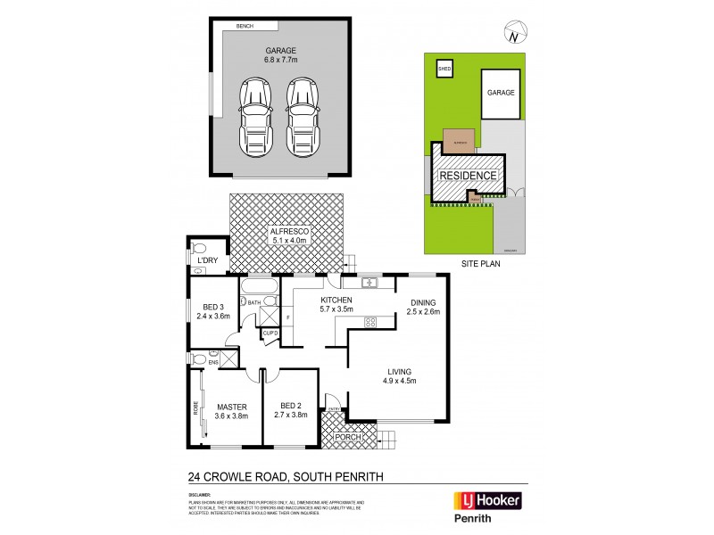 24 Crowle Road, South Penrith NSW 2750 Floorplan