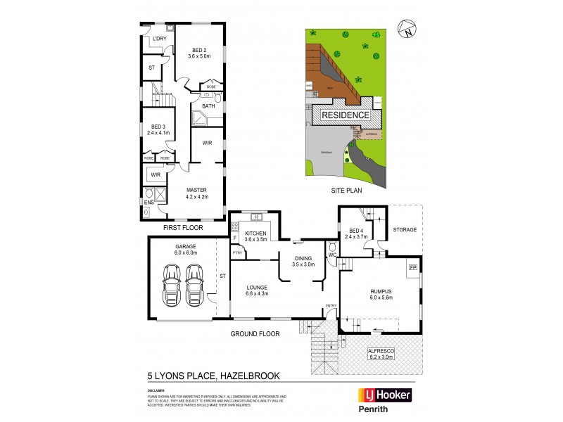 5 Lyons Place, Hazelbrook NSW 2779 Floorplan