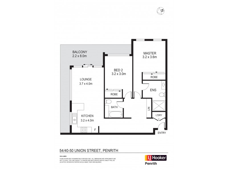 54/40-50 Union Road, Penrith NSW 2750 Floorplan